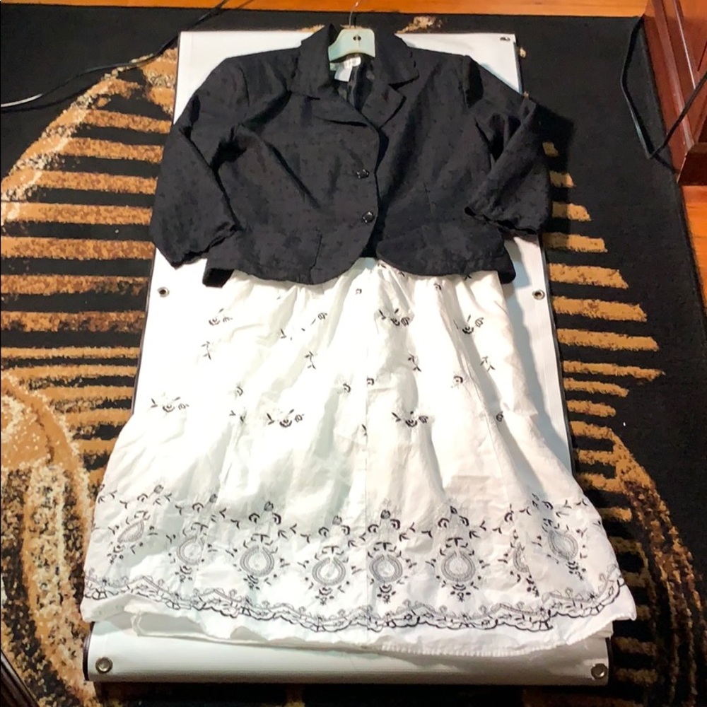 Jacket and skirt
